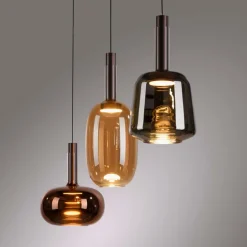 Pendelleuchten|JUST LIGHT. LED-Pendelleuchte Irides Coffee