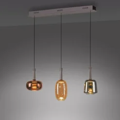 Pendelleuchten|JUST LIGHT. LED-Pendelleuchte Irides Coffee