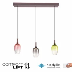 LED-Pendelleuchte Irides<JUST LIGHT.