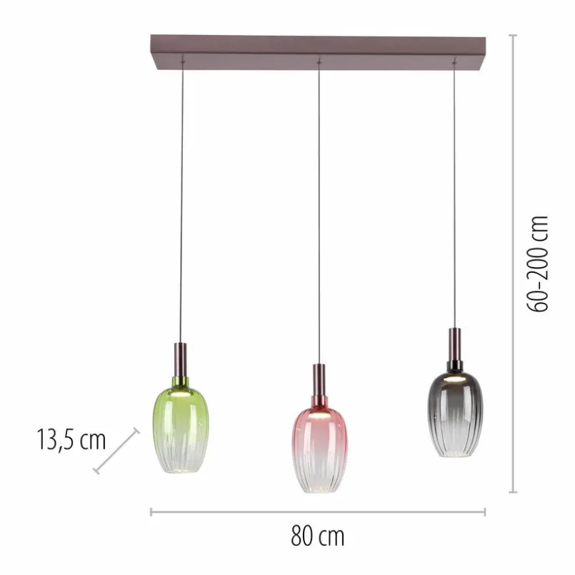 LED-Pendelleuchte Irides<JUST LIGHT.