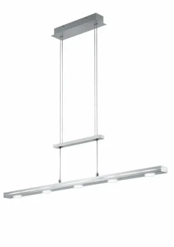 Trio Pendelleuchten-LED-Pendelleuchte Lacal Nickel matt