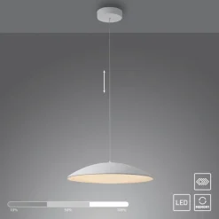 SCHÖNER WOHNEN-Kollektion Pendelleuchten-LED-Pendelleuchte Lente Weiß
