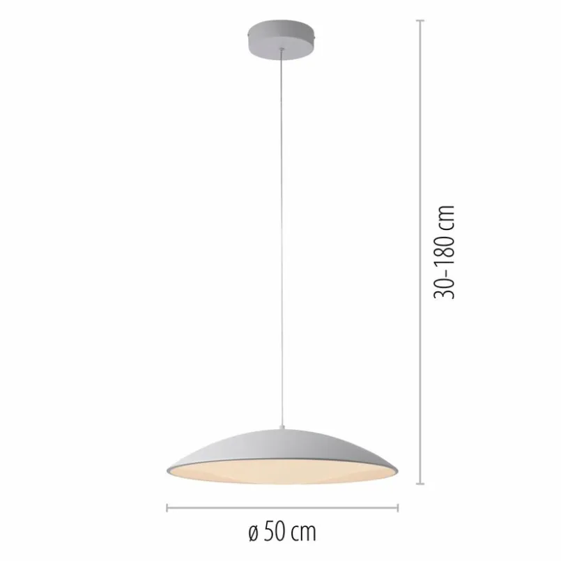 SCHÖNER WOHNEN-Kollektion Pendelleuchten-LED-Pendelleuchte Lente Weiß