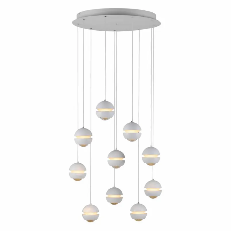 SCHÖNER WOHNEN-Kollektion Pendelleuchten-LED-Pendelleuchte Lini Weiß
