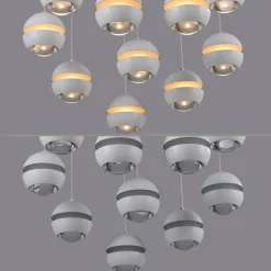 SCHÖNER WOHNEN-Kollektion Pendelleuchten-LED-Pendelleuchte Lini Weiß