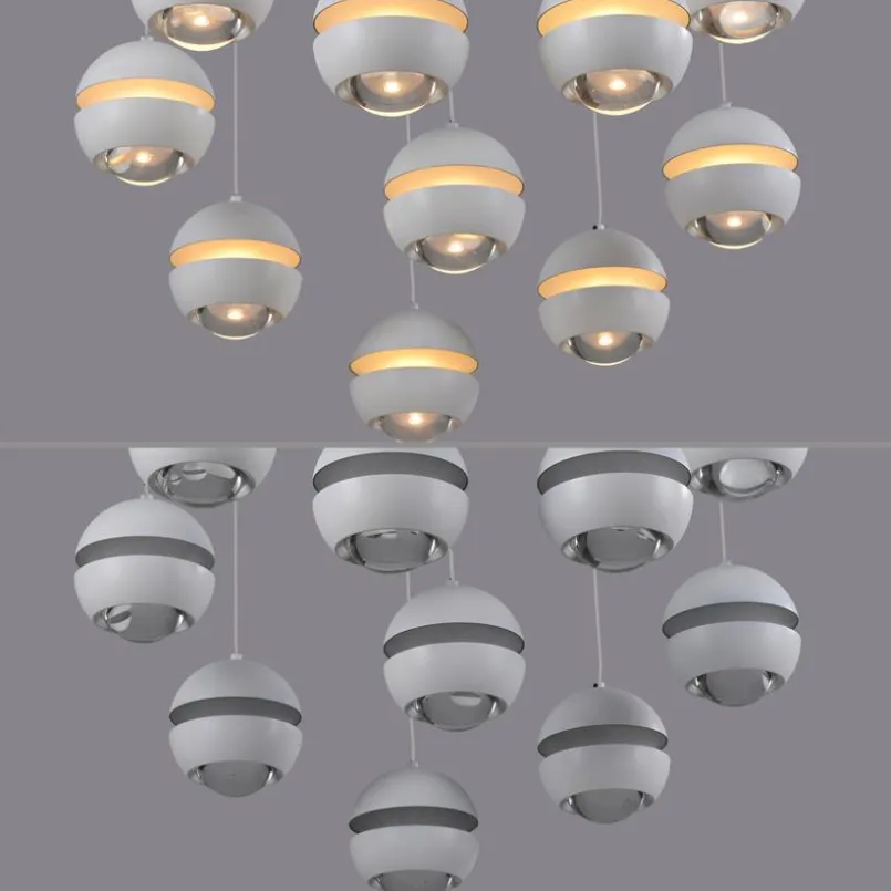 SCHÖNER WOHNEN-Kollektion Pendelleuchten-LED-Pendelleuchte Lini Weiß