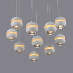 SCHÖNER WOHNEN-Kollektion Pendelleuchten-LED-Pendelleuchte Lini Weiß