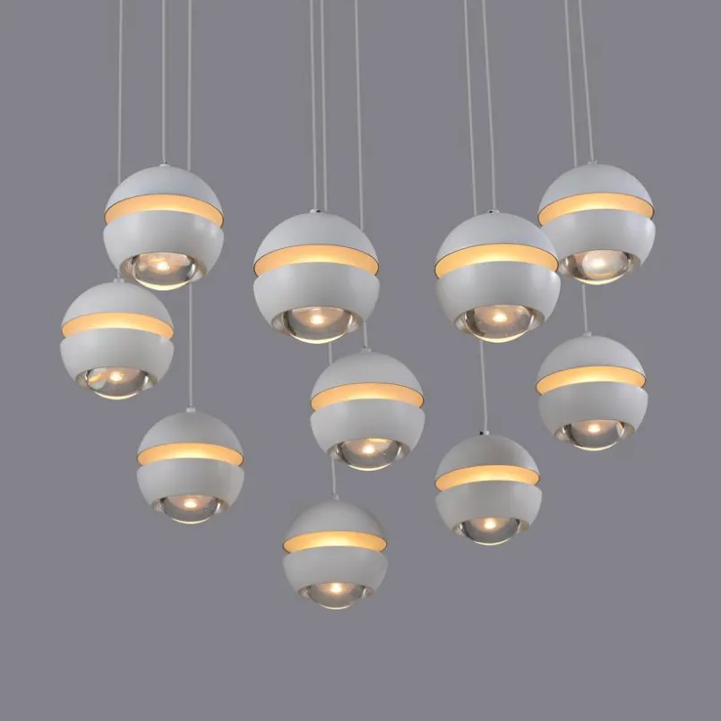 SCHÖNER WOHNEN-Kollektion Pendelleuchten-LED-Pendelleuchte Lini Weiß