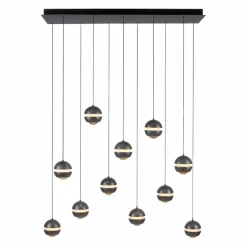 SCHÖNER WOHNEN-Kollektion Pendelleuchten-LED-Pendelleuchte Lini Schwarz