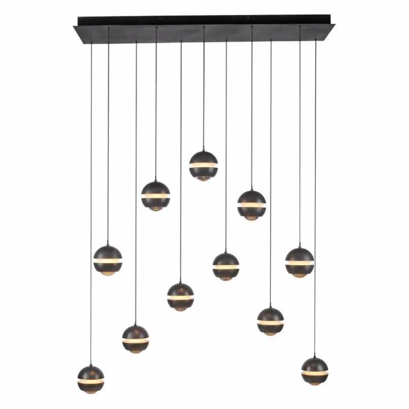 SCHÖNER WOHNEN-Kollektion Pendelleuchten-LED-Pendelleuchte Lini Schwarz