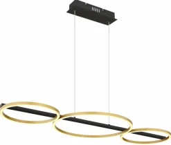 Globo Pendelleuchten-LED-Pendelleuchte Luffy Schwarz