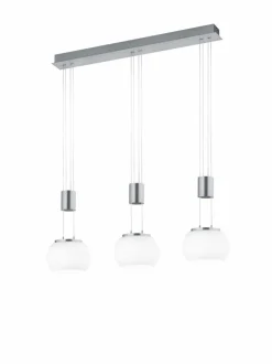 Trio Pendelleuchten-LED-Pendelleuchte Madison Nickel matt