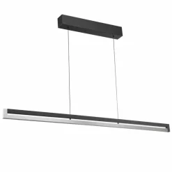 lumiCouture Pendelleuchten-LED-Pendelleuchte Metall, /chrom Schwarz