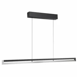 lumiCouture Pendelleuchten-LED-Pendelleuchte Metall, /chrom Schwarz