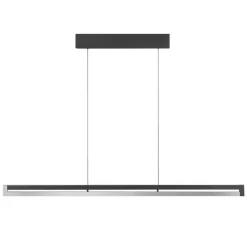 lumiCouture Pendelleuchten-LED-Pendelleuchte Metall, /chrom Schwarz