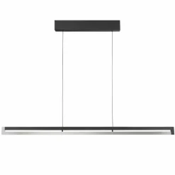 lumiCouture Pendelleuchten-LED-Pendelleuchte Metall, /chrom Schwarz