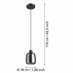 LED-Pendelleuchte Molochio Z<EGLO Sale