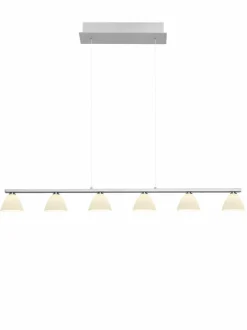 Pendelleuchten|Hell LED-Pendelleuchte Mona Nickel matt