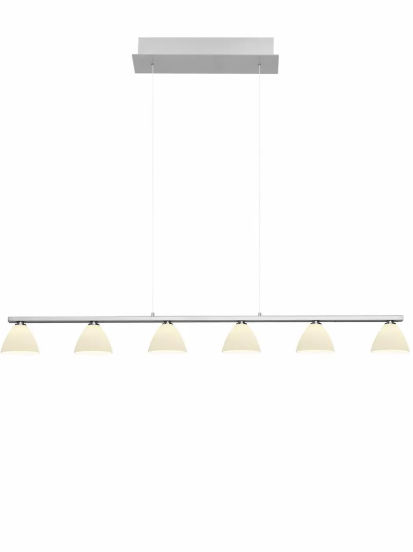 Pendelleuchten|Hell LED-Pendelleuchte Mona Nickel matt