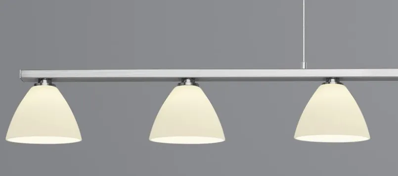 Pendelleuchten|Hell LED-Pendelleuchte Mona Nickel matt