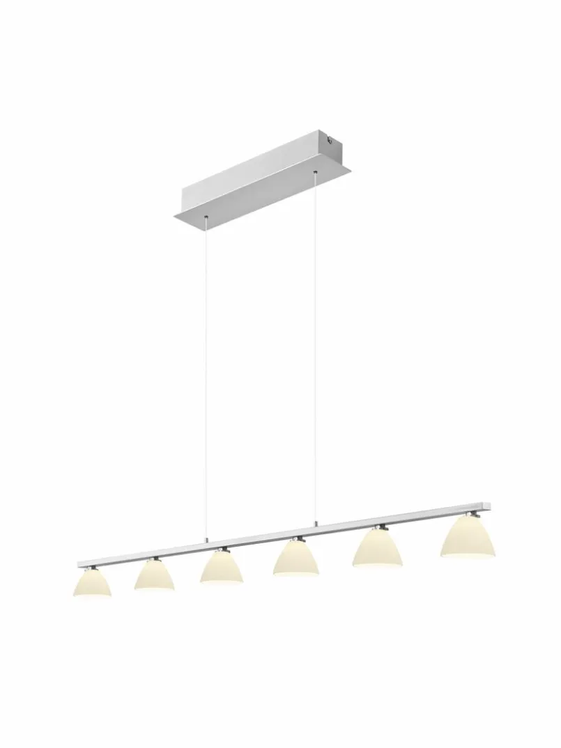 Pendelleuchten|Hell LED-Pendelleuchte Mona Nickel matt