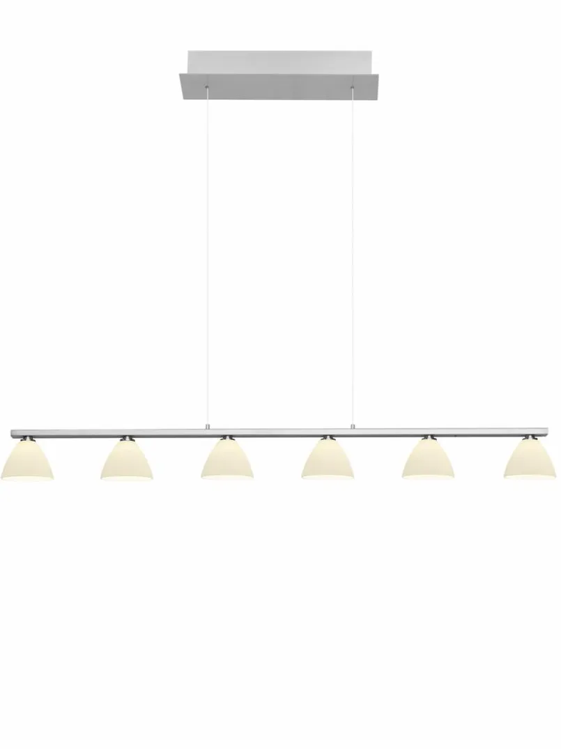 Pendelleuchten|Hell LED-Pendelleuchte Mona Nickel matt
