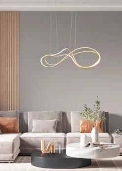Pendelleuchten|Trio Select LED-Pendelleuchte Nala Gold