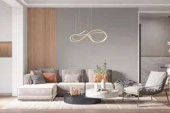 Pendelleuchten|Trio Select LED-Pendelleuchte Nala Gold