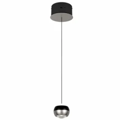 Pendelleuchten|Trio Select LED-Pendelleuchte Orbit Nickel matt