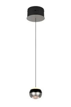Pendelleuchten|Trio Select LED-Pendelleuchte Orbit Nickel matt