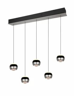 Trio Select Pendelleuchten-LED-Pendelleuchte Orbit Nickel matt