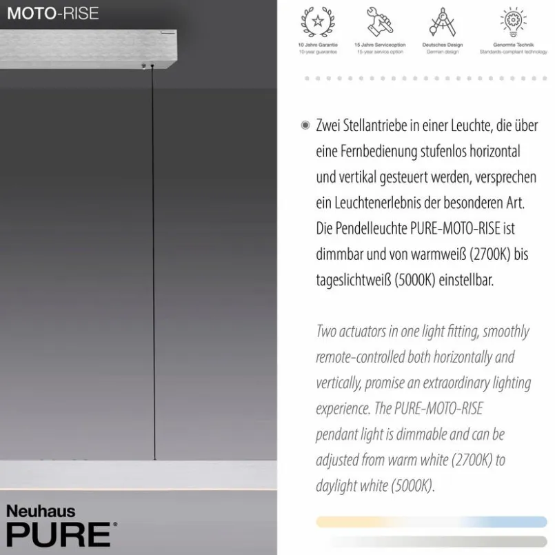 LED-Pendelleuchte Pure E-Mot<Neuhaus PURE Hot