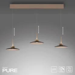 Pendelleuchten|Neuhaus PURE LED-Pendelleuchte Pure Moon Bronze