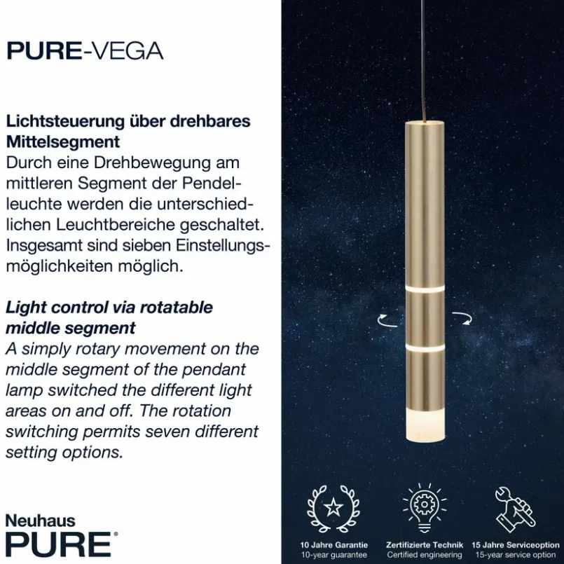 LED-Pendelleuchte Pure Vega<Neuhaus PURE Hot