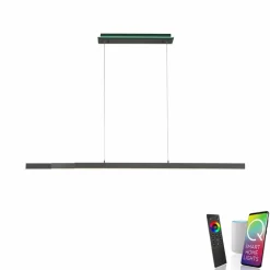 Pendelleuchten|Pendelleuchten|Q SMART HOME LIGHTS LED-Pendelleuchte Q-Arian Anthrazit