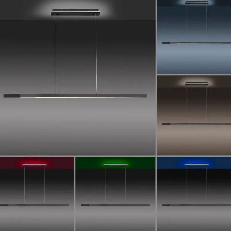 Pendelleuchten|Pendelleuchten|Q SMART HOME LIGHTS LED-Pendelleuchte Q-Arian Anthrazit