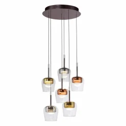 Pendelleuchten|Q SMART HOME LIGHTS LED-Pendelleuchte Q-Kon Braun