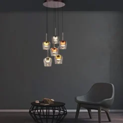 Pendelleuchten|Q SMART HOME LIGHTS LED-Pendelleuchte Q-Kon Braun