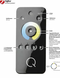 Q SMART HOME LIGHTS Pendelleuchten|Pendelleuchten-LED-Pendelleuchte Q-MALINA Silber