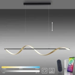 Pendelleuchten|Pendelleuchten|Q SMART HOME LIGHTS LED-Pendelleuchte Q-Swing Messing