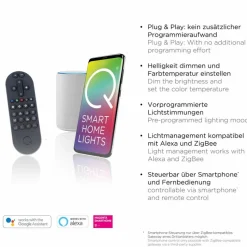 Pendelleuchten|Pendelleuchten|Q SMART HOME LIGHTS LED-Pendelleuchte Q-Swing Messing