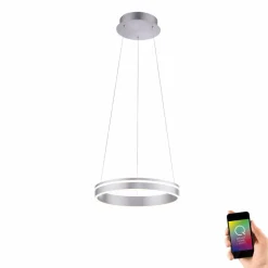 Q SMART HOME LIGHTS Pendelleuchten|Pendelleuchten-LED-Pendelleuchte Q-Vito Silber
