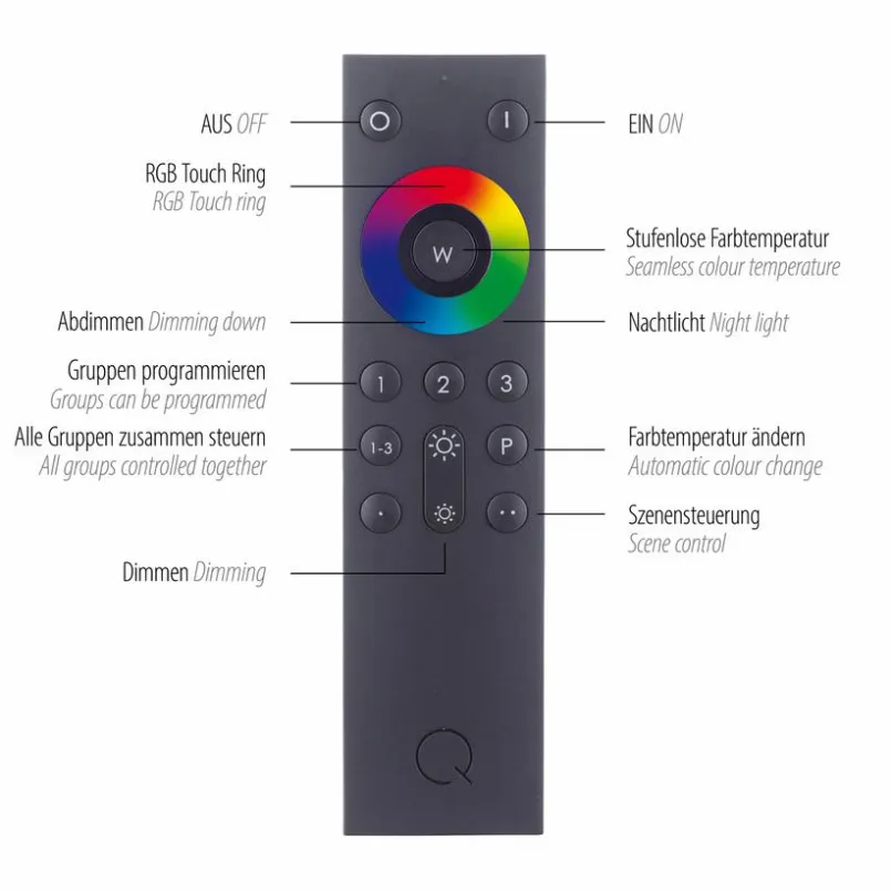 Pendelleuchten|Pendelleuchten|Q SMART HOME LIGHTS LED-Pendelleuchte Q-Vito Messing