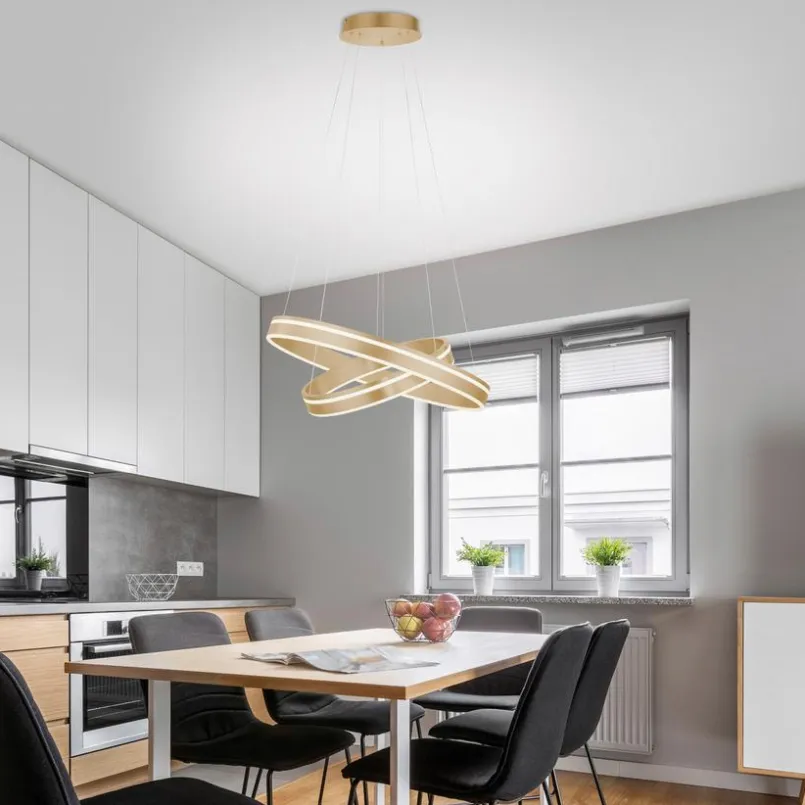 Pendelleuchten|Pendelleuchten|Q SMART HOME LIGHTS LED-Pendelleuchte Q-Vito Messing