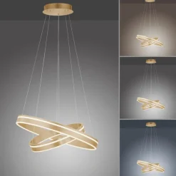 Pendelleuchten|Pendelleuchten|Q SMART HOME LIGHTS LED-Pendelleuchte Q-Vito Messing