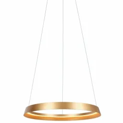Steinhauer Pendelleuchten-LED-Pendelleuchte Ringlux Gold