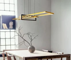 Trio Pendelleuchten-LED-Pendelleuchte Salinas Gold