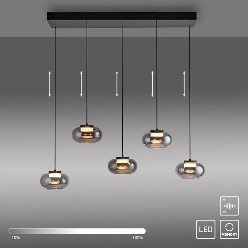 SCHÖNER WOHNEN-Kollektion Pendelleuchten-LED-Pendelleuchte Sia Schwarz