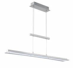 Pendelleuchten|Reality Leuchten LED-Pendelleuchte SMASH Nickel matt