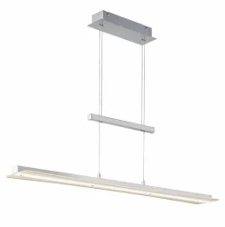 Pendelleuchten|Reality Leuchten LED-Pendelleuchte SMASH Nickel matt